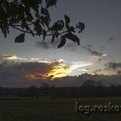 Sonnenuntergang in England (Dorset)
