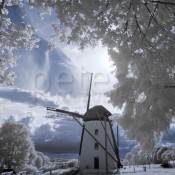 Mühle bei Gewitterstimmung