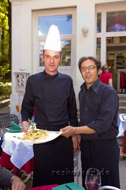 Koch Thomas und Geschäftsführer Ali